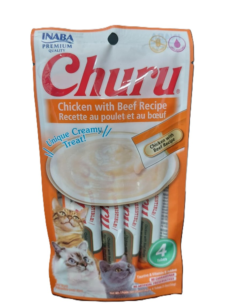 Churu Gato Pollo con Vacuno  1