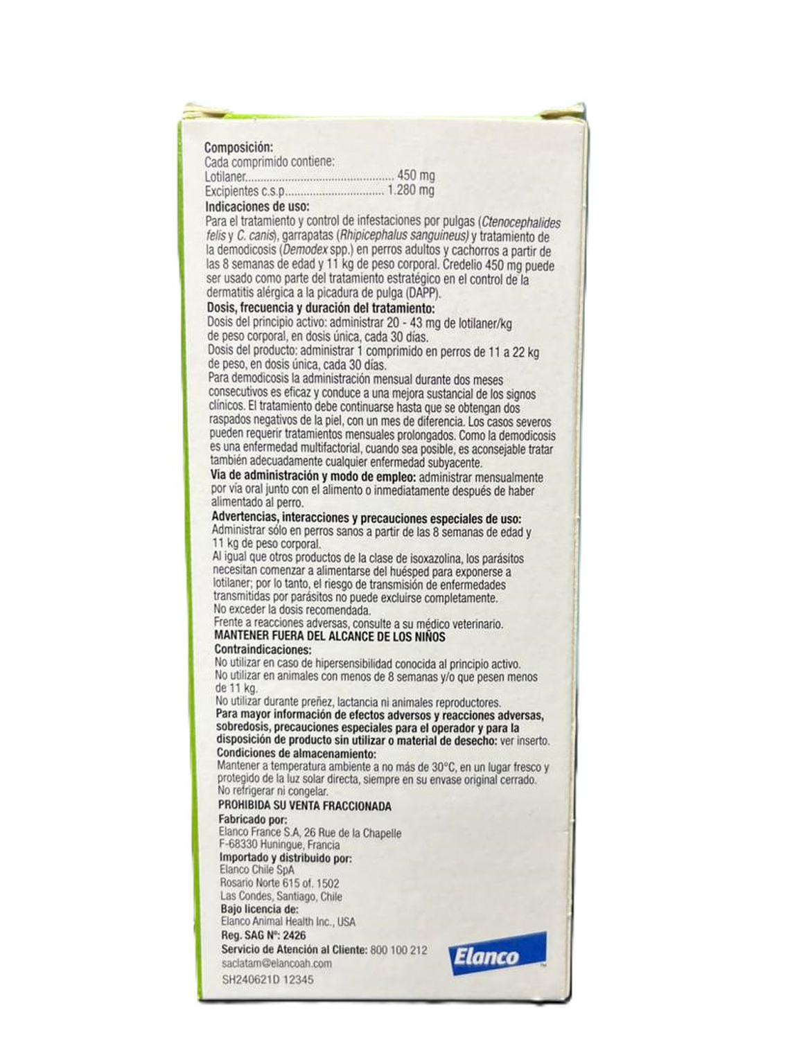 Credelio perro 11-22 kg 2