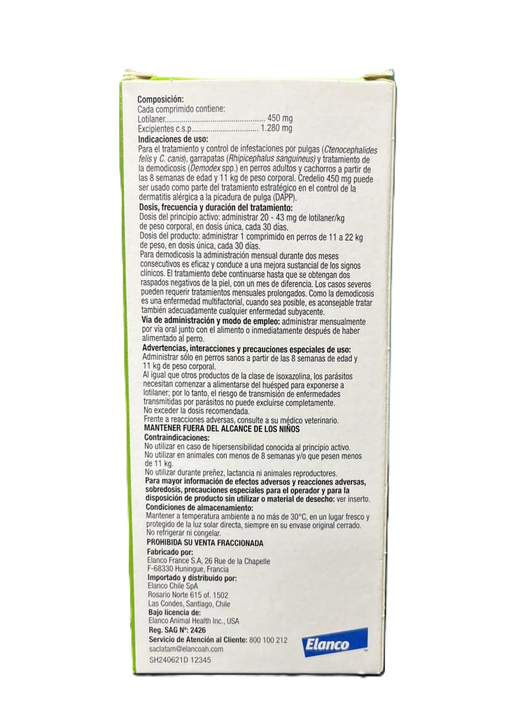 Credelio perro 11-22 kg 2