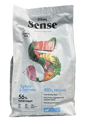 Sense perro cachorro Pavo y salmon 2 kg