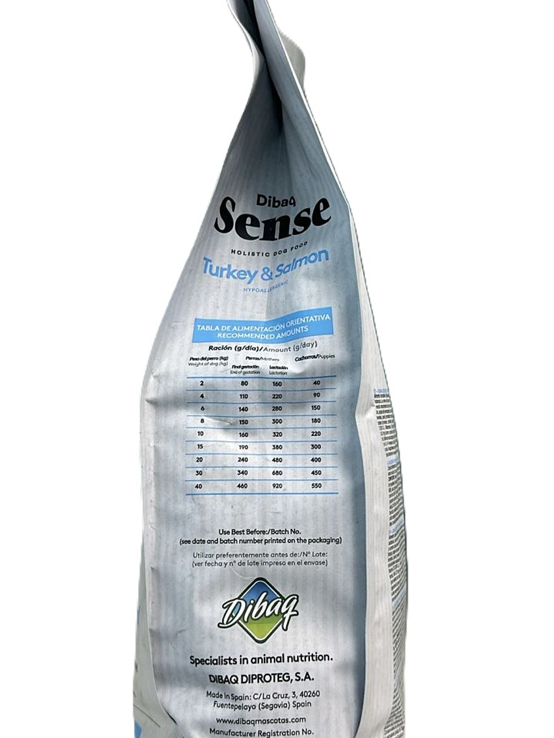 Sense perro cachorro Pavo y salmon 2 kg 2