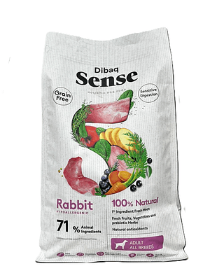 Sense perro adulto Conejo Hipoalergénico 2 kg