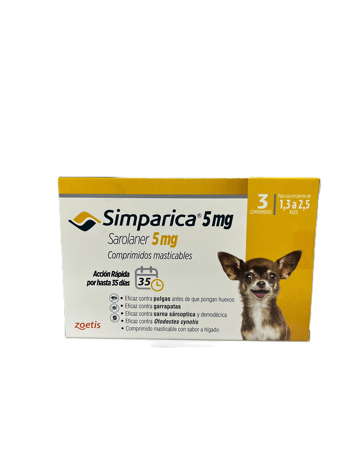 Simparica 5 mg 1,3-2,5 kg 1