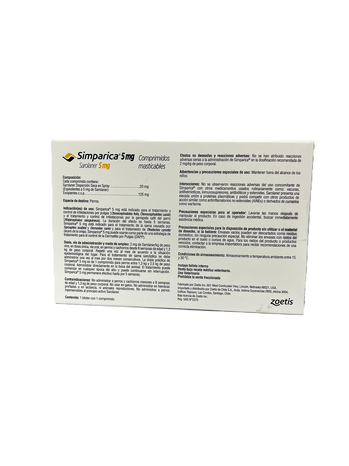 Simparica 5 mg 1,3-2,5 kg 2