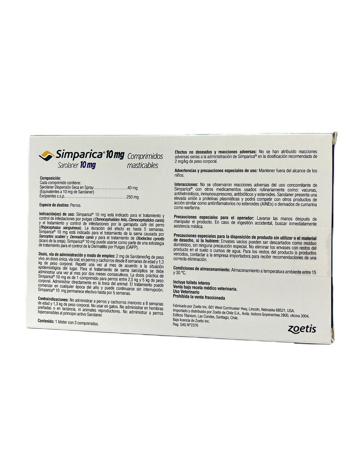 Simparica 10 mg 2,5-5 kg 2