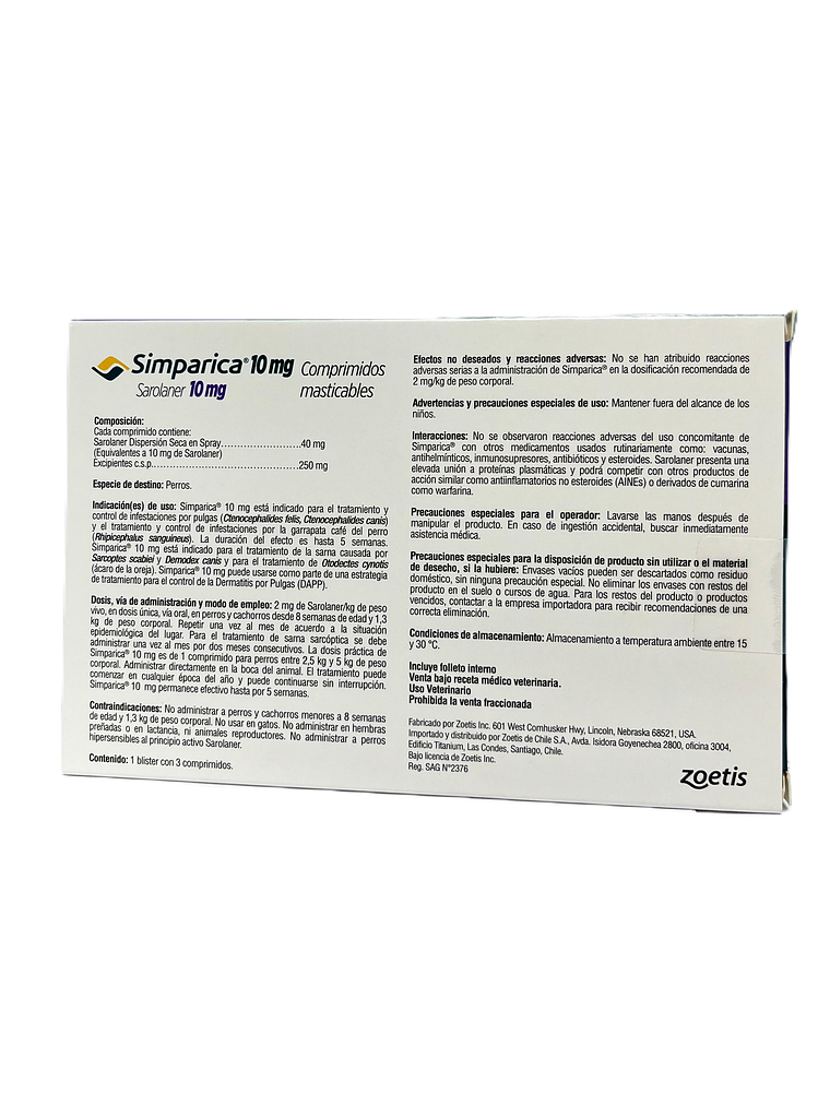 Simparica 10 mg 2,5-5 kg 2