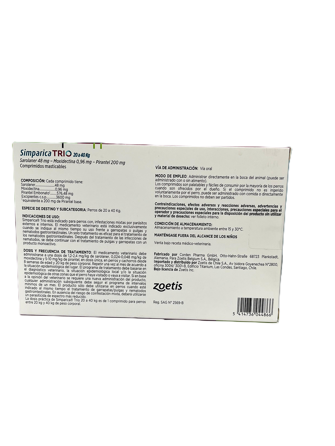 Simparica TRIO 20-40 kg 2