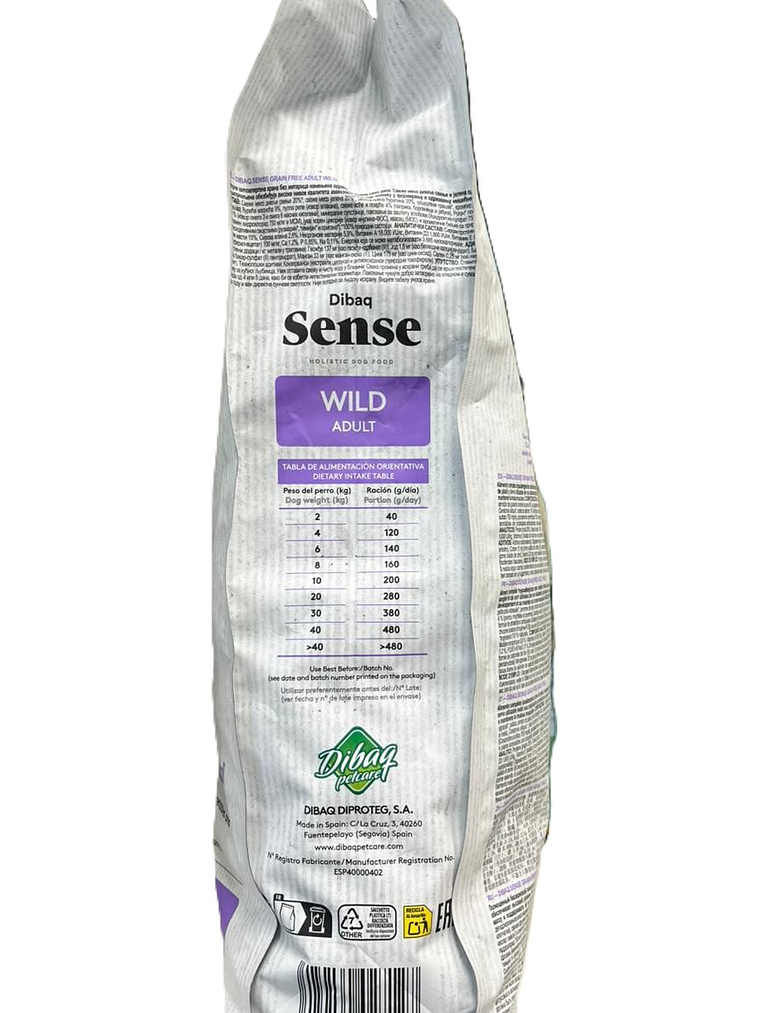 Sense Perro Adulto  Jabalí y ciervo  2 kg 3