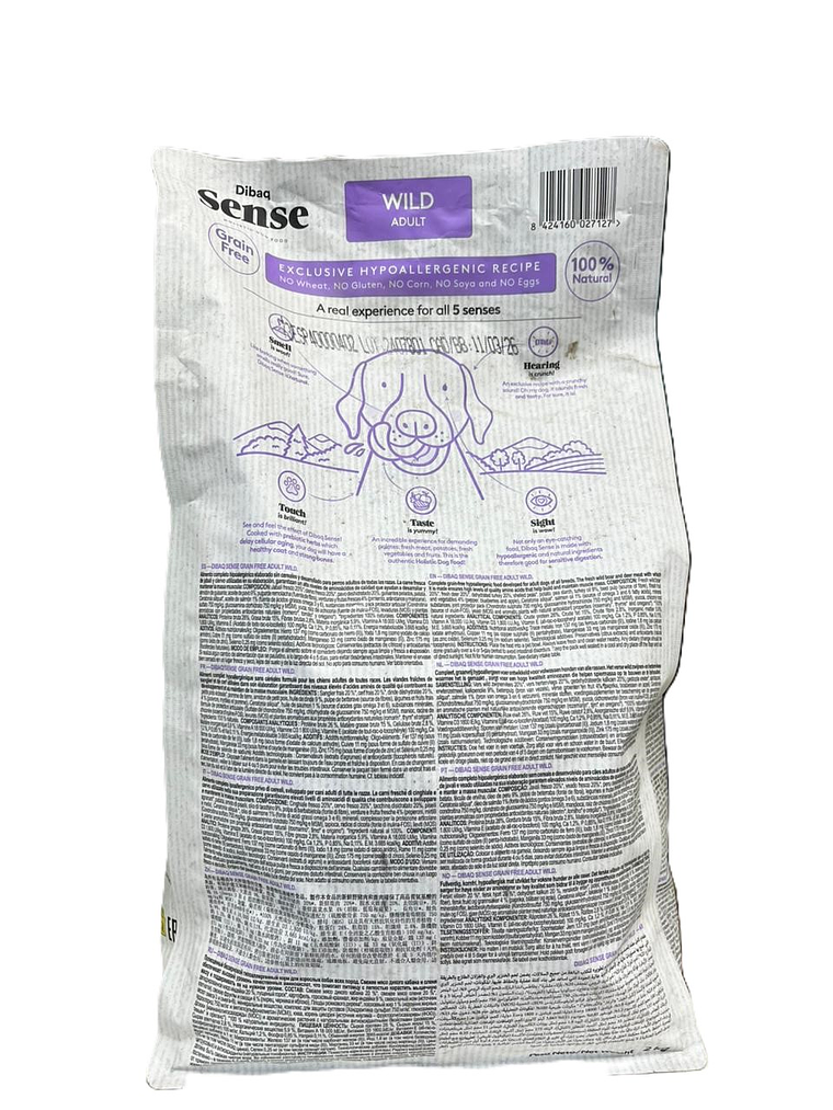 Sense Perro Adulto  Jabalí y ciervo  2 kg 2