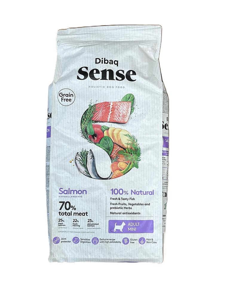 Sense Perro Adulto Salmón Mini Hipoalergénico 6 kg 1