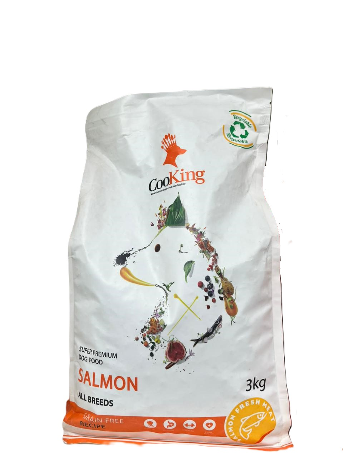 Cooking Perro Todas las razas  Salmón 3 kg 1