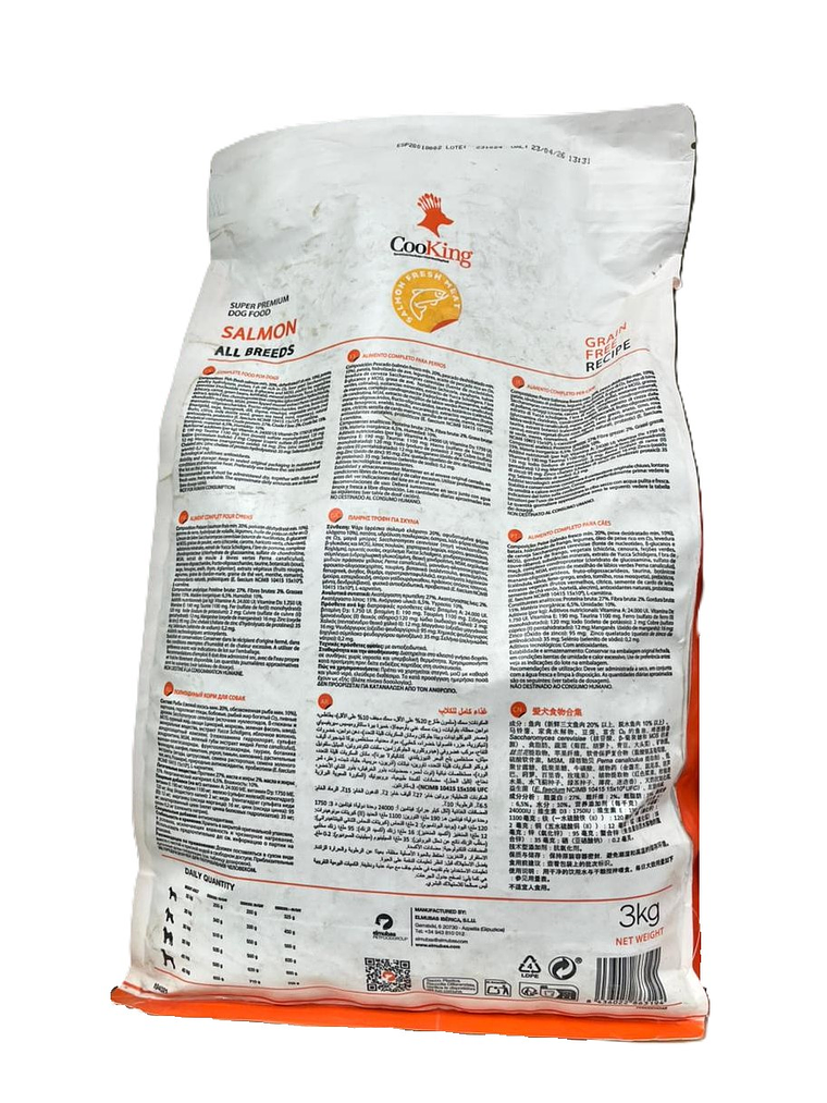 Cooking Perro Todas las razas  Salmón 3 kg 2