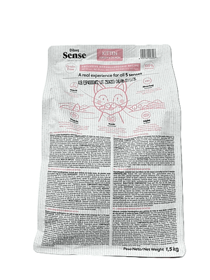 Sense Gato Kitten pavo y salmón GF 1.5Kg