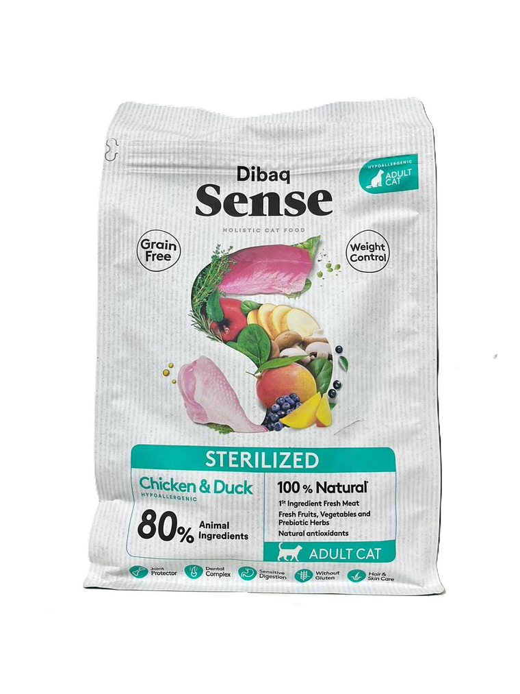 Sense Gato esterilizado Pollo y pato 1.5 Kg 1