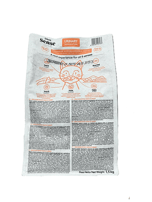 Sense gato urinary Salmon y atún 1.5 Kg 