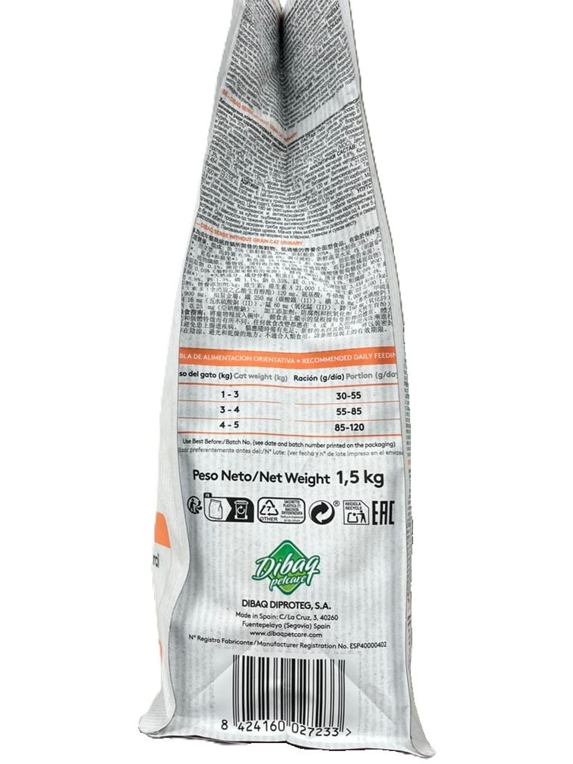 Sense gato urinary Salmon y atún 1.5 Kg  3