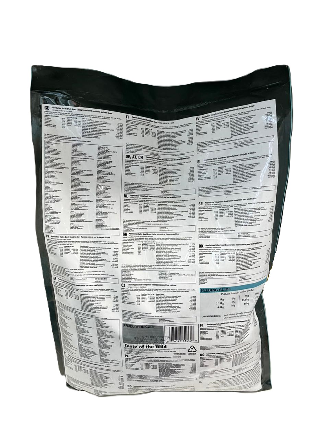 Taste of the wild Perro adulto raza pequeña Appalachian valley Venado 5,6 Kg  2