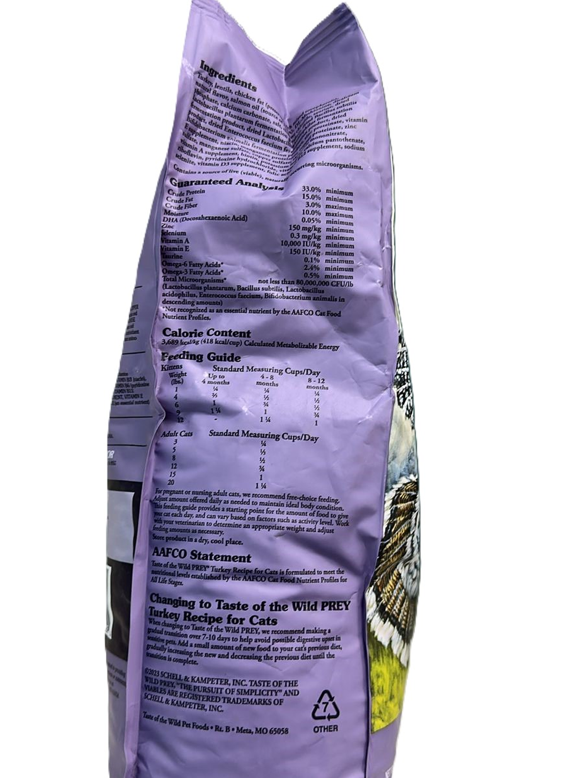 Taste of the Wild Prey Gato Pavo  2,7 Kg 3