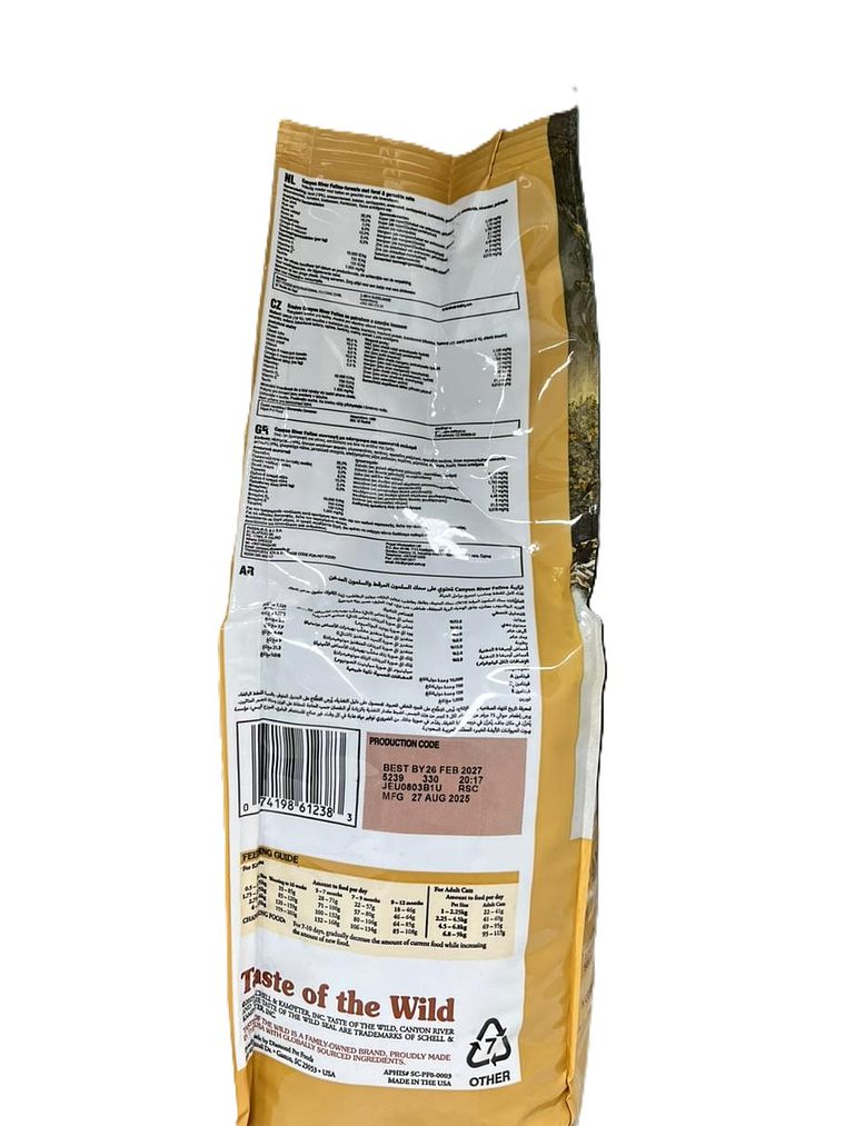 Taste of the Wild Gato  adulto Canyon River Trucha 2 kg 3