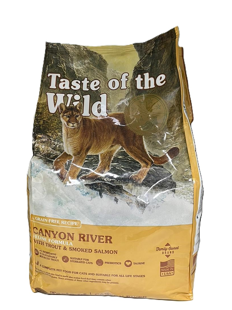 Taste of the Wild Gato  adulto Canyon River Trucha 2 kg 1