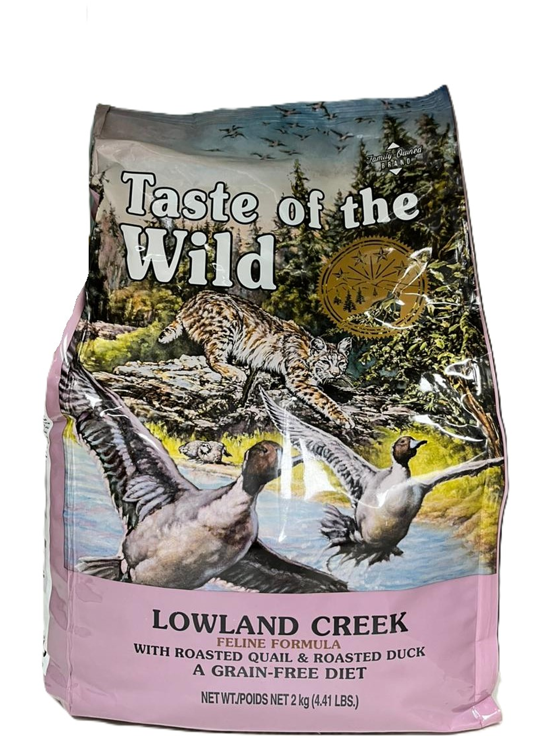 Taste of the Wild Gato  adulto  Lowland creek Pato 2 kg 1