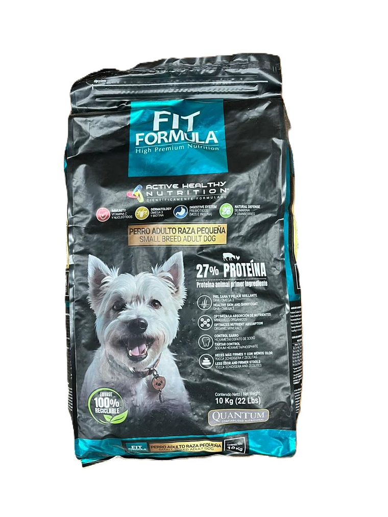 Fit Formula perro adulto raza pequeña 10 Kg  1