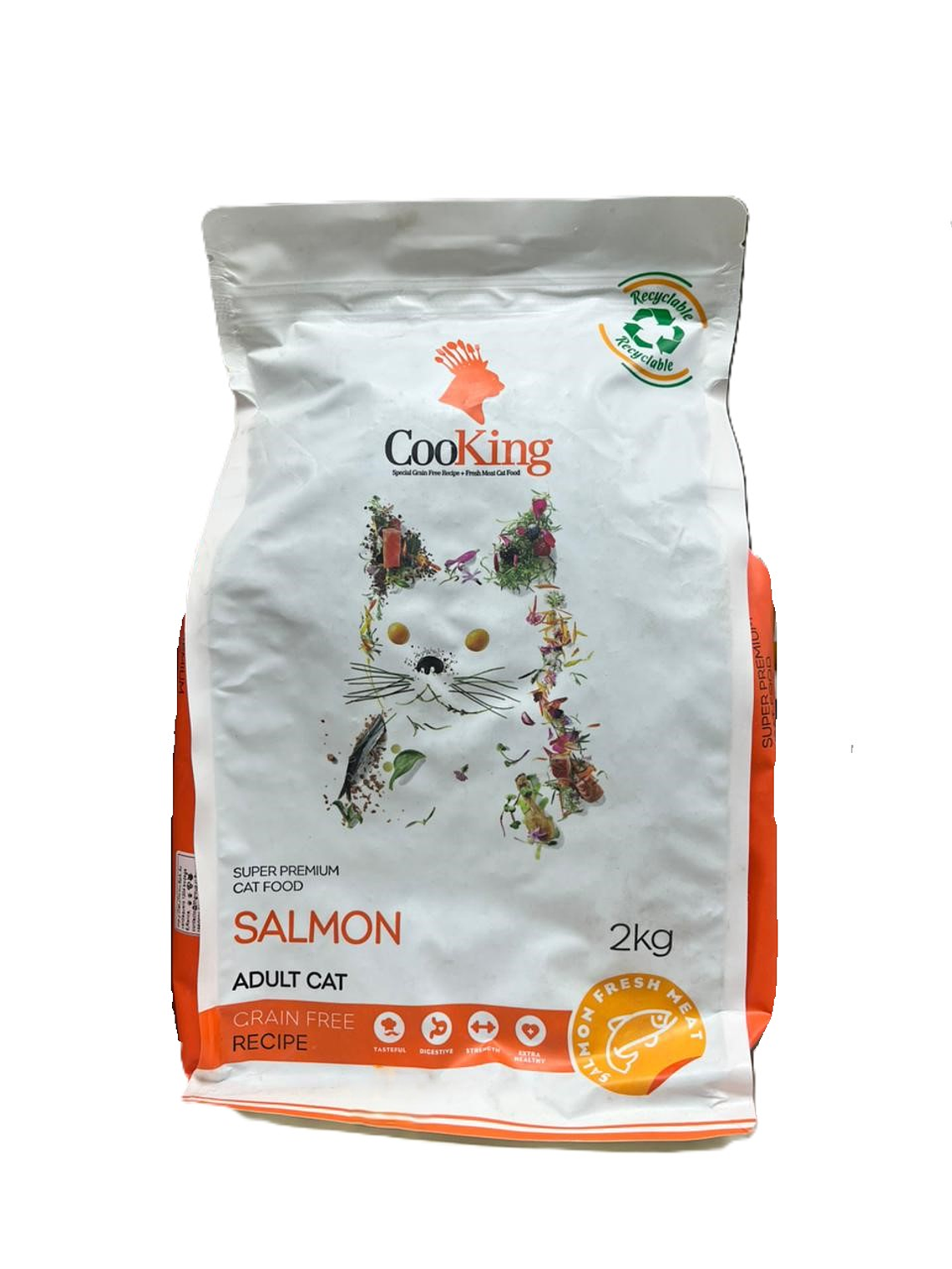 Cooking gato Adulto  Salmon 2 Kg 1