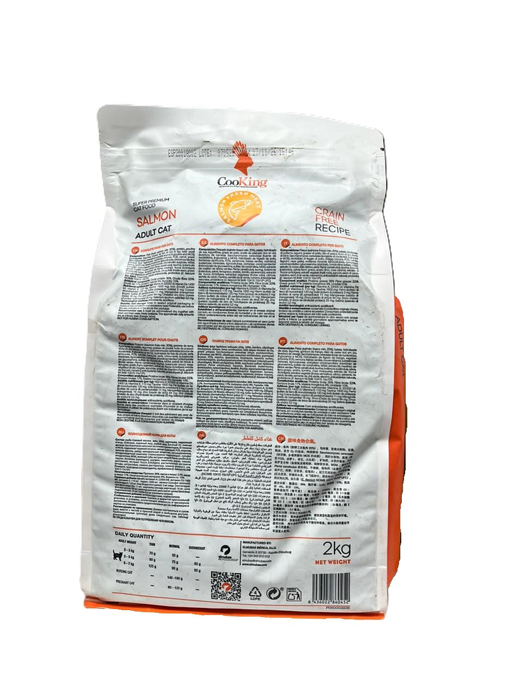Cooking gato Adulto  Salmon 2 Kg 2