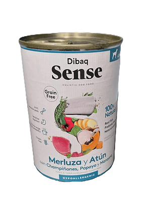 Sense Lata Perro Merluza y atún 380 grs 