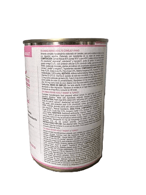 Sense Lata Perro Conejo y Pavo 380 grs 
