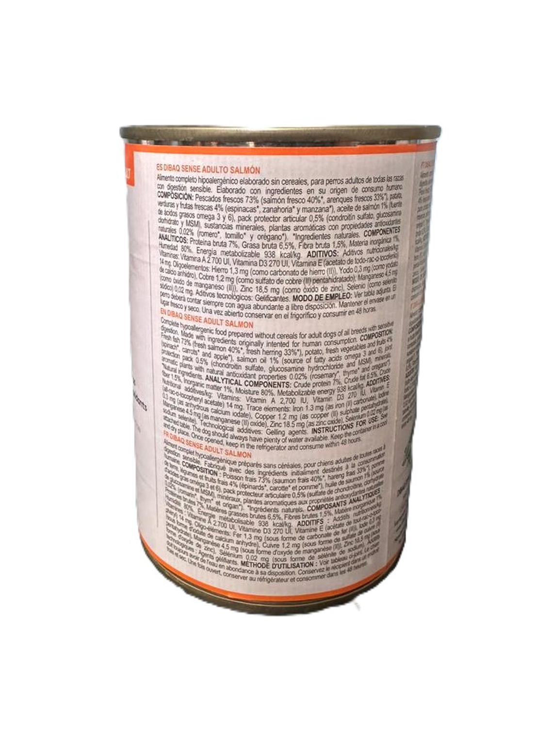 Sense Lata Perro Salmon 380 grs  2