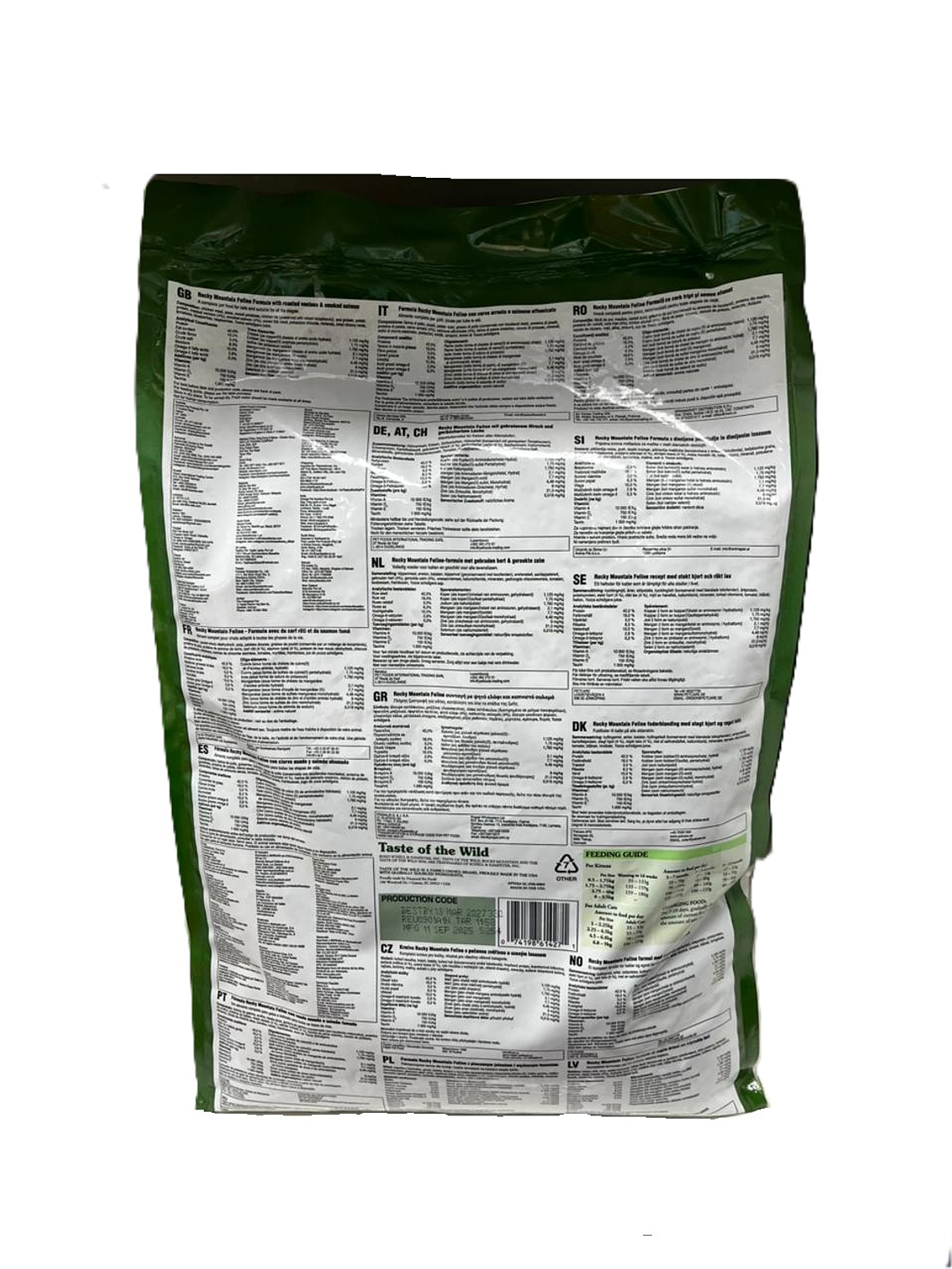 Taste of the wild Gato  adulto  Rocky Mountain Venado 6.6 kg 2