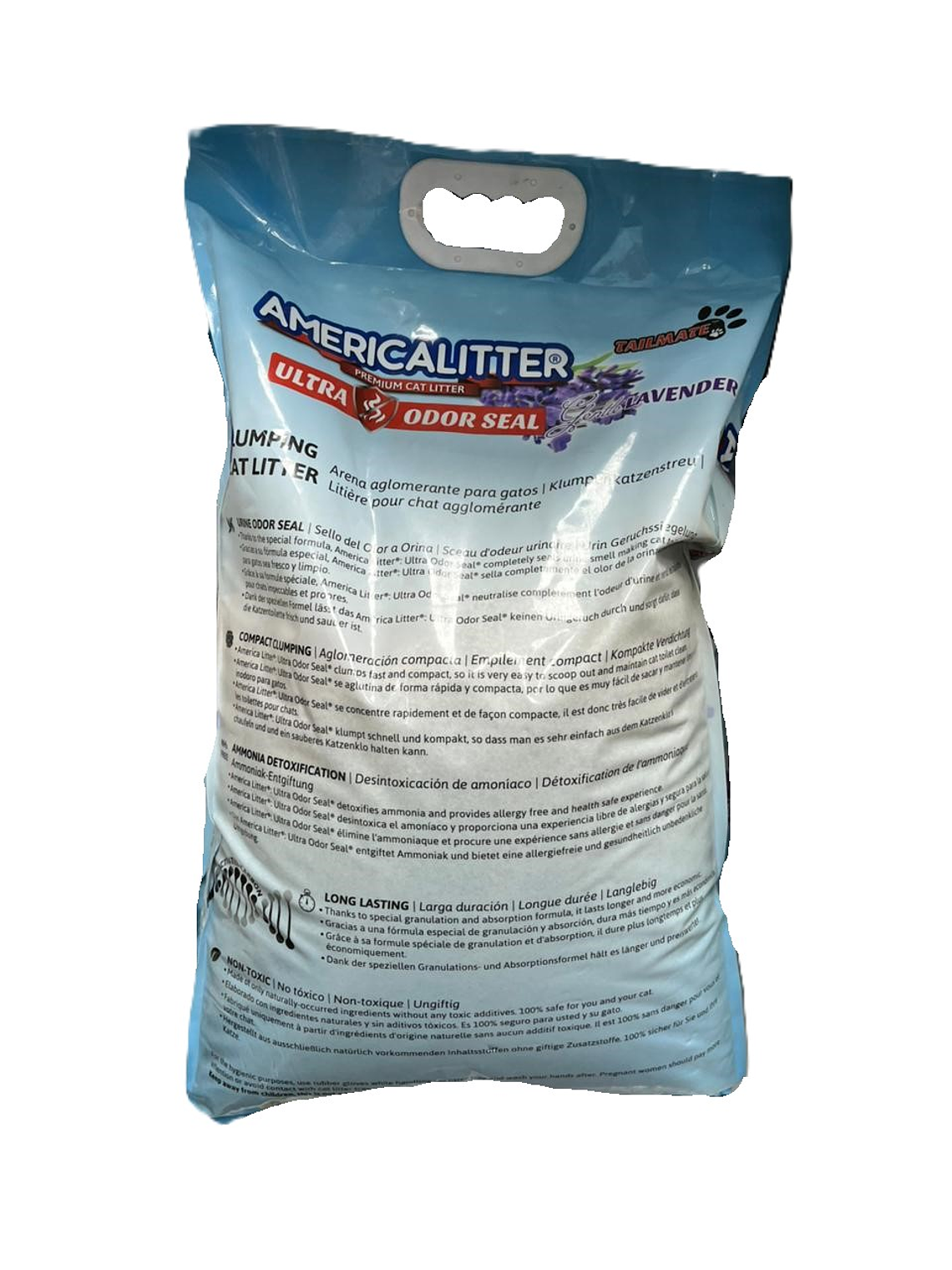 Arena America Litter Ultra Odor Seal Lavanda act a 15 Kg  2