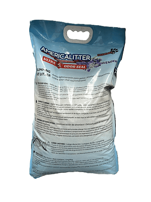 Arena America Litter Ultra Odor Seal Lavanda act a 15 Kg 