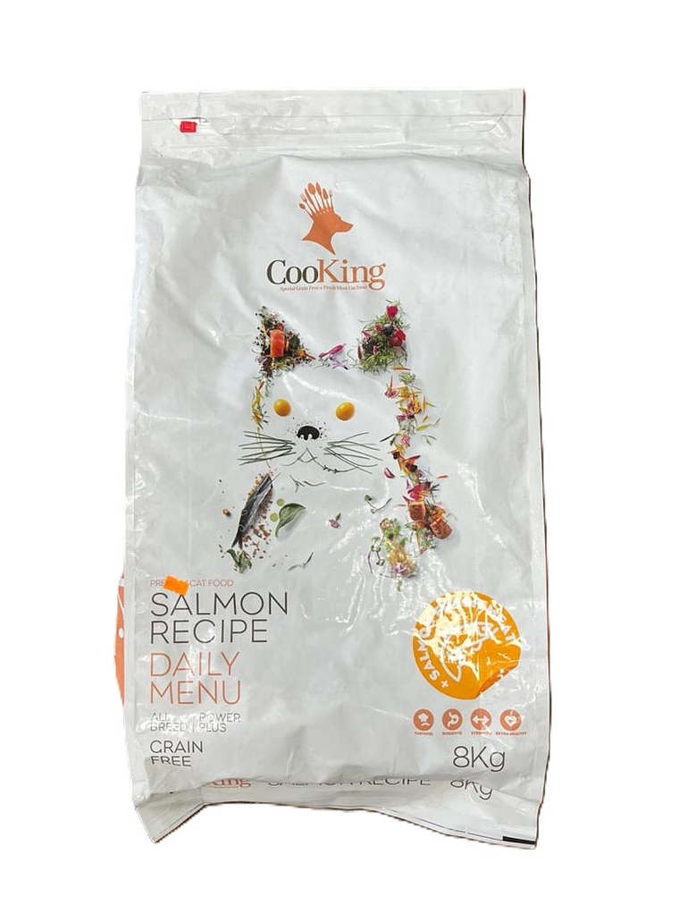 Cooking gato Adulto  Salmon 8 Kg 1