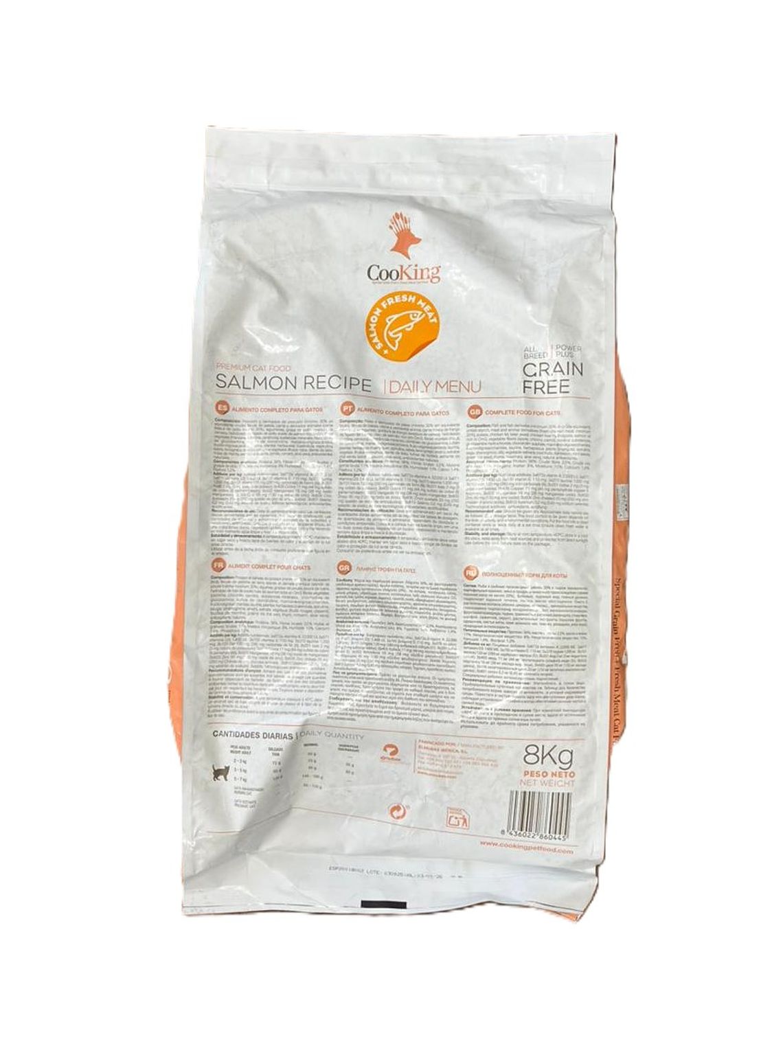 Cooking gato Adulto  Salmon 8 Kg 2