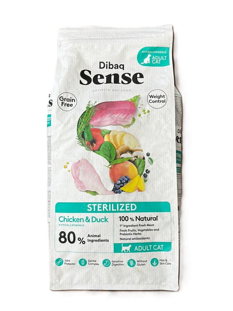 Sense gato esterilizado Pollo y pato 6 Kg 1