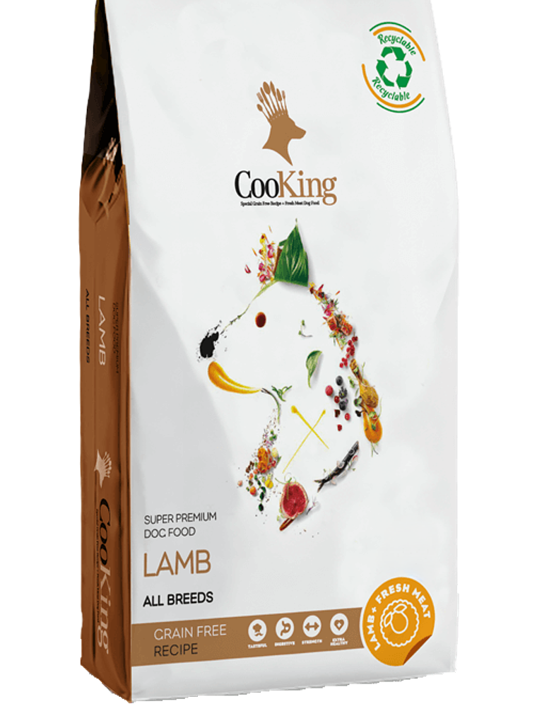 Cooking Perro Todas las razas Cordero 12 Kg  1