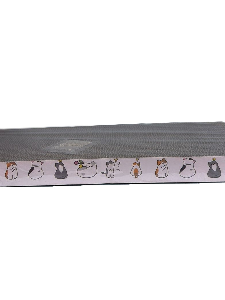 Rascador de cartón plano para gato 1