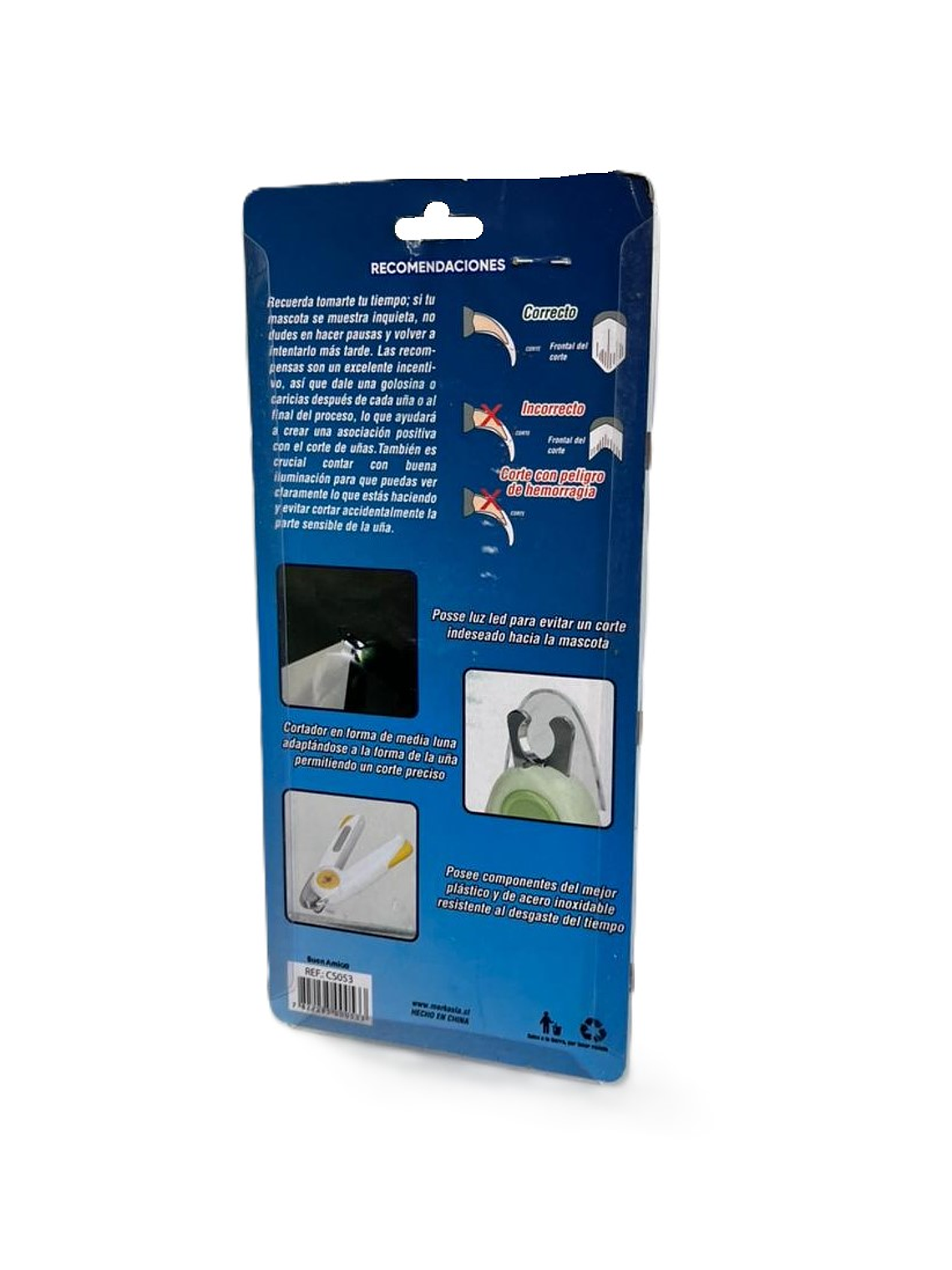 Corta uñas con luz 2