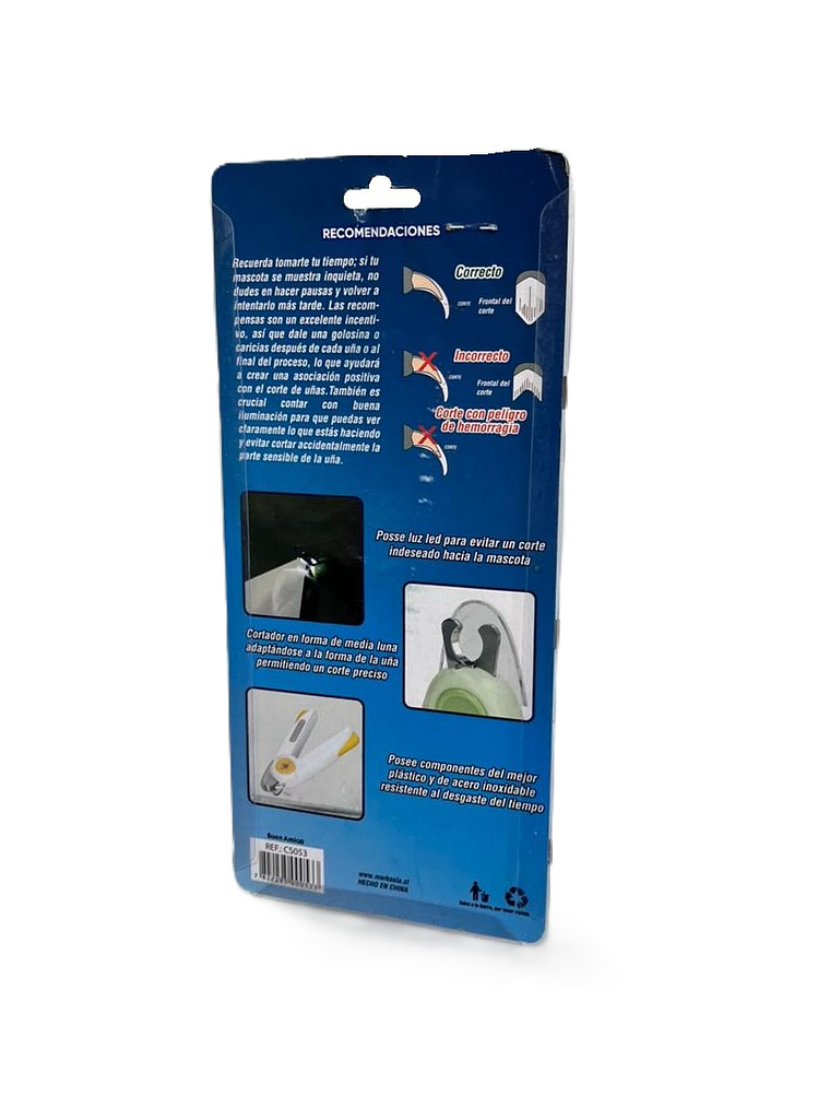 Corta uñas con luz 2