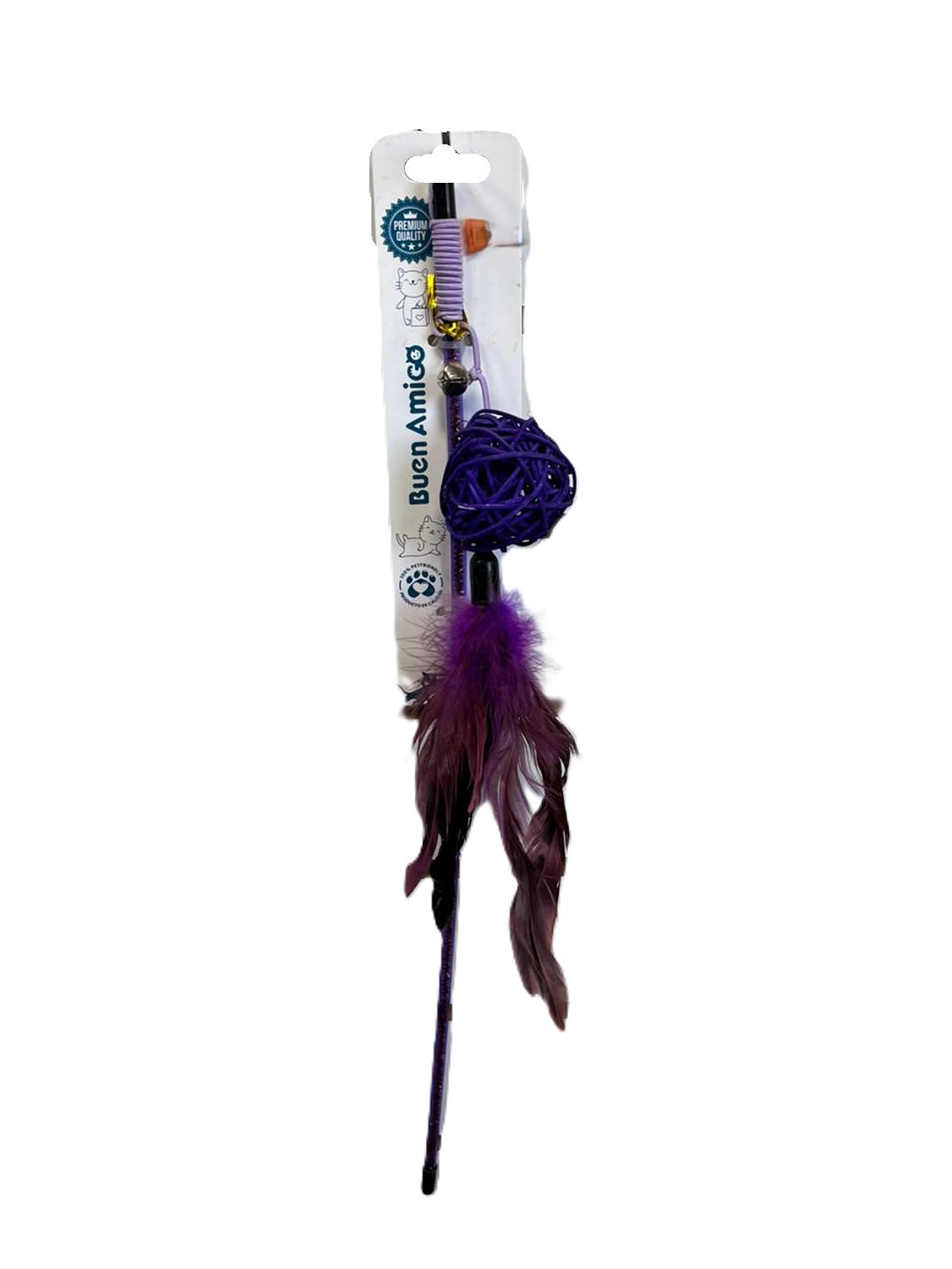 juguete para gato con plumas 2