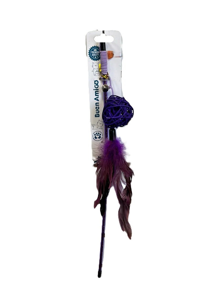 juguete para gato con plumas 2