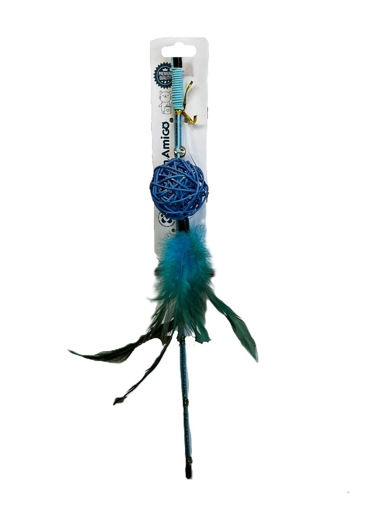 juguete para gato con plumas 3