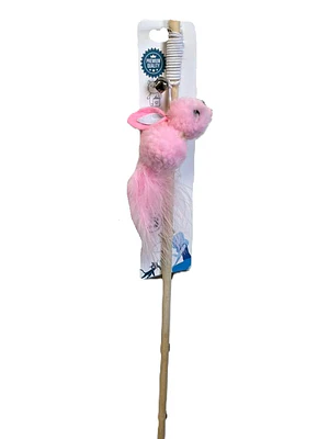 juguete para gato peluche con plumas 