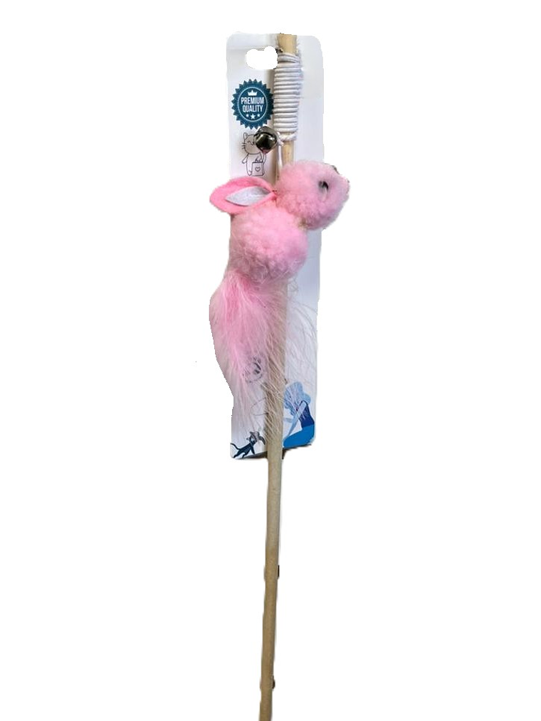 juguete para gato peluche con plumas  1