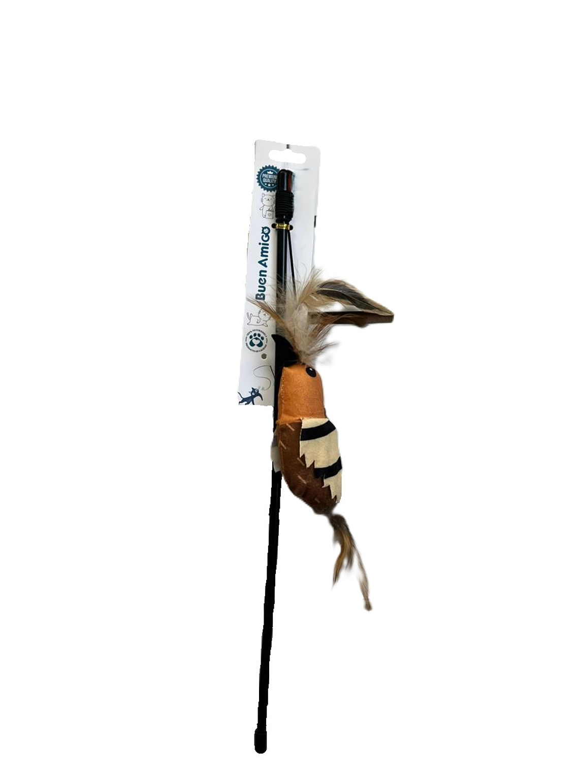 juguete para gato con forma de ave  1