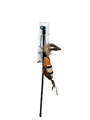 juguete para gato con forma de ave 