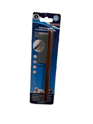 peine removedor de cabello para mascotas 