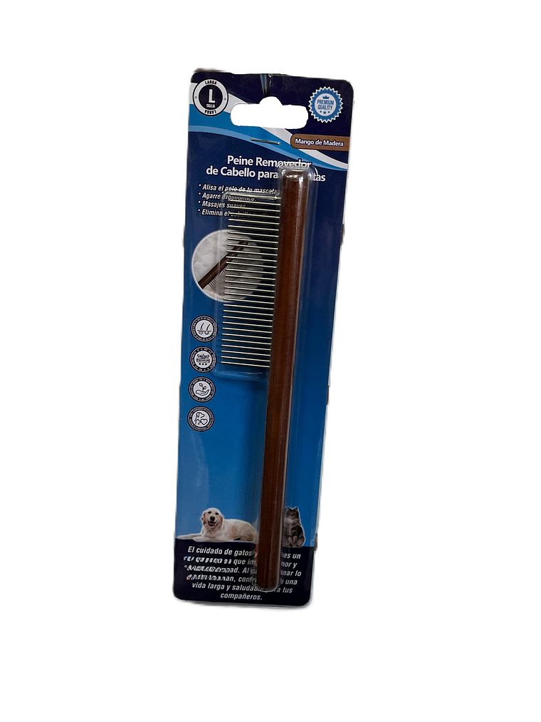 peine removedor de cabello para mascotas  1